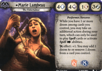   ȣ: ī -   Arkham Horror: The Card Game – Marie Lambeau Promo Cards