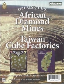  ô Ȯ: ī  & 븸 ť  Age of Steam Expansion: African Diamond Mines & Taiwan Cube Factories