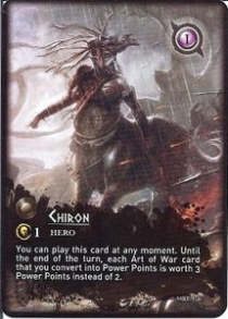  ̾ Ʋ: ̷ θ ī Mythic Battles: Chiron Promo card