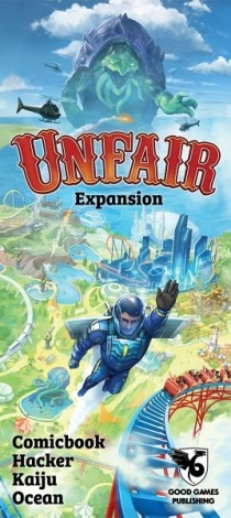   Ȯ - ڹͺ, Ŀ, , ؾ & ַ Unfair expansion - Comicbook, Hacker, Kaiju, Ocean & Solo.