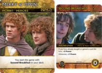   :      - ޸ &  θ The Lord of the Rings: The Fellowship of the Ring Deck-Building Game – Merry & Pippin Promos