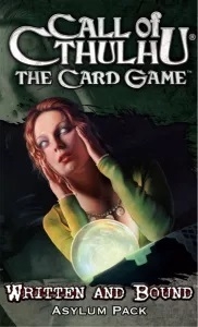  ũ θ: ī -   ź Ȯ Call of Cthulhu: The Card Game - Written and Bound Asylum Pack