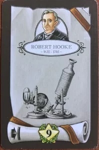  : ιƮ  θ ī Newton: Robert Hooke Promo Card