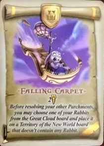   ŷ:   ī -  īƮ θ ī Bunny Kingdom: in the Sky – Falling Carpet Promo Card